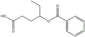 4-Benzoyloxyhexanoic acid 구조식 이미지