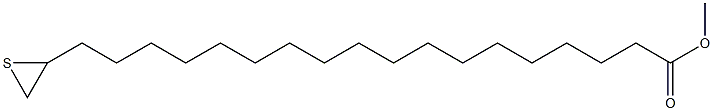 19,20-Epithioicosanoic acid methyl ester Structure