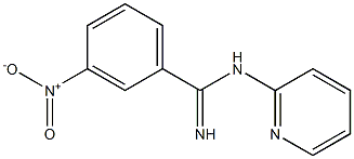 3-Nitro-N-(2-pyridyl)benzamidine 구조식 이미지