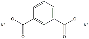 Isophthalic acid dipotassium salt 구조식 이미지