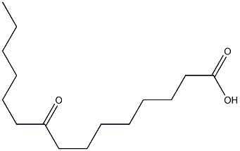 9-Oxopentadecanoic acid 구조식 이미지