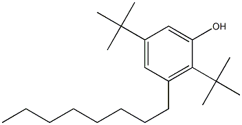 2,5-Di-tert-butyl-3-octylphenol Structure