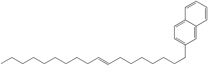 2-(8-Octadecenyl)naphthalene 구조식 이미지