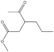 3-Propyl-4-oxovaleric acid methyl ester Structure