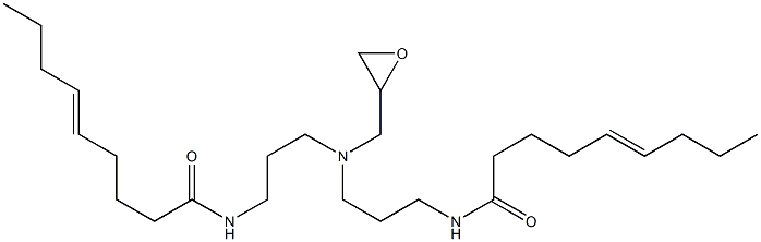 N,N'-[(Oxiran-2-ylmethylimino)bis(3,1-propanediyl)]bis(5-nonenamide) Structure