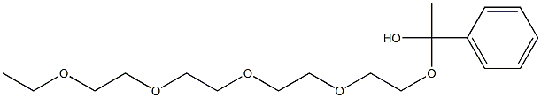 2-Phenyl-2-methyl-1,3,6,9,12,15-hexaoxaheptadecane 구조식 이미지