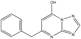 5-Benzyl[1,2,4]triazolo[1,5-a]pyrimidin-7-ol 구조식 이미지