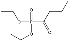 Butyrylphosphonic acid diethyl ester Structure