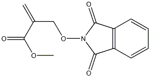 2-[(1,3-Dioxoisoindolin-2-yl)oxymethyl]acrylic acid methyl ester Structure