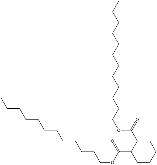 5-Cyclohexene-1,2-dicarboxylic acid didodecyl ester Structure