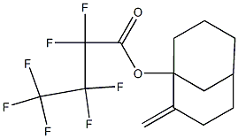 2-Methylenebicyclo[3.3.1]nonane-1-ol heptafluorobutanoate 구조식 이미지