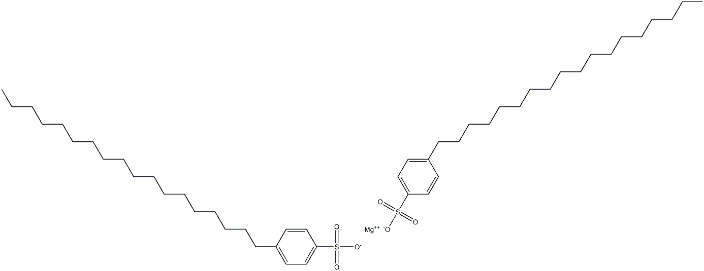 Bis(4-octadecylbenzenesulfonic acid)magnesium salt Structure