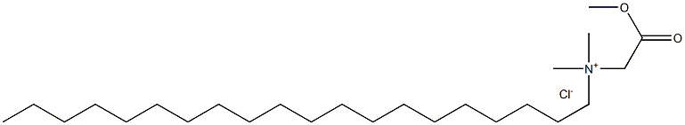 N-Methoxycarbonylmethyl-N,N-dimethyleicosylammonium chloride 구조식 이미지