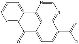 7-Oxo-7H-benzo[e]perimidine-4-carbonyl chloride Structure