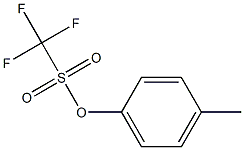 4-Methylphenol trifluoromethanesulfonate Structure