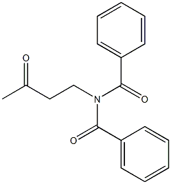 N-(3-Oxobutyl)-N-benzoylbenzamide 구조식 이미지