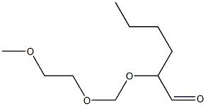 2-[(2-Methoxyethoxy)methoxy]hexanal Structure