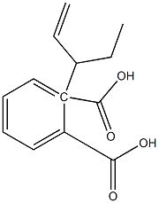 (-)-Phthalic acid hydrogen 1-[(R)-1-pentene-3-yl] ester Structure