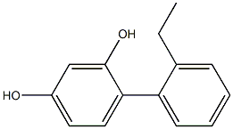 4-(2-Ethylphenyl)-1,3-benzenediol 구조식 이미지