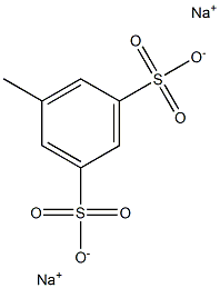 5-Methyl-1,3-benzenedisulfonic acid disodium salt 구조식 이미지
