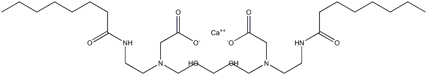 Bis[N-(3-hydroxypropyl)-N-[2-(octanoylamino)ethyl]glycine]calcium salt 구조식 이미지