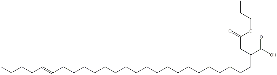 2-(20-Pentacosenyl)succinic acid 1-hydrogen 4-propyl ester Structure