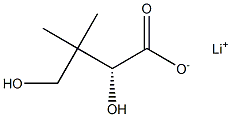 (R)-2,4-Dihydroxy-3,3-dimethylbutyric acid lithium salt 구조식 이미지