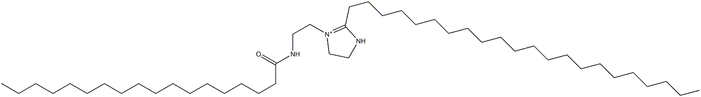 2-Docosyl-1-[2-(stearoylamino)ethyl]-1-imidazoline-1-ium Structure