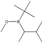 (1,2-Dimethylpropyl)tert-butyl(methoxy)borane Structure