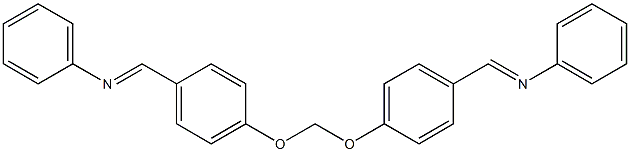 4,4'-(Methylenedioxy)bis[1-(phenyliminomethyl)benzene] 구조식 이미지