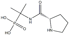 [2-(L-Prolylamino)propan-2-yl]phosphonic acid 구조식 이미지