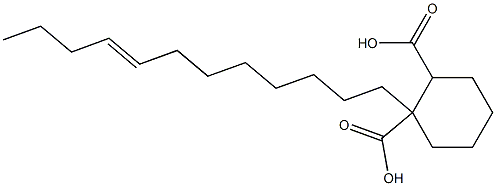 Cyclohexane-1,2-dicarboxylic acid hydrogen 1-(8-dodecenyl) ester 구조식 이미지