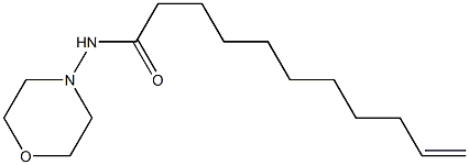 N-(4-Morpholinyl)-10-undecenamide 구조식 이미지