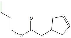 3-Cyclopentenylacetic acid butyl ester 구조식 이미지