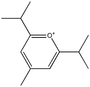 2,6-Diisopropyl-4-methylpyrylium Structure