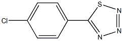 5-(4-Chlorophenyl)-1,2,3,4-thiatriazole Structure