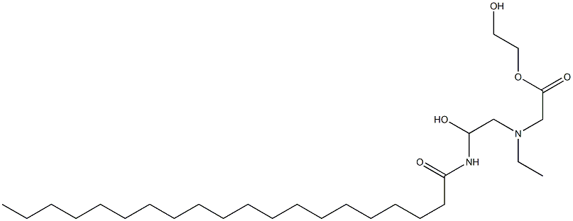 [2-(1-Oxoicosylamino)ethyl(2-hydroxyethyl)amino]acetic acid 2-hydroxyethyl ester 구조식 이미지