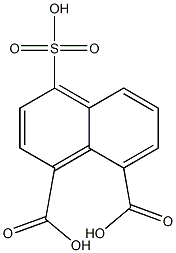 4-Sulfo-1,8-naphthalenedicarboxylic acid Structure