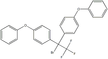 1-Bromo-1,1-bis(4-phenoxyphenyl)-2,2,2-trifluoroethane 구조식 이미지