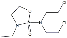 2-[Bis(2-chloroethyl)amino]-3-ethyl-1,3,2-oxazaphospholidine 2-oxide Structure