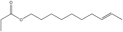 Propionic acid 8-decenyl ester Structure