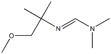 N,N-Dimethyl-N'-(1-methoxy-2-methylpropan-2-yl)formamidine Structure