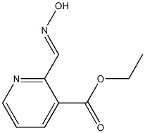 2-[(Hydroxyimino)methyl]pyridine-3-carboxylic acid ethyl ester Structure
