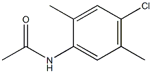 2'-Methyl-4'-chloro-5'-methylacetanilide Structure