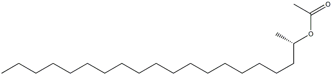 (+)-Acetic acid (S)-icosane-2-yl ester Structure