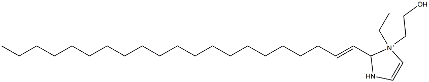 1-Ethyl-2-(1-henicosenyl)-1-(2-hydroxyethyl)-4-imidazoline-1-ium 구조식 이미지