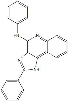 2-Phenyl-4-phenylamino-1H-imidazo[4,5-c]quinoline 구조식 이미지