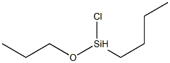 Chloro(propoxy)butylsilane 구조식 이미지