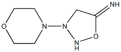 3-Morpholino-1,2,3-oxadiazolidin-5-imine Structure