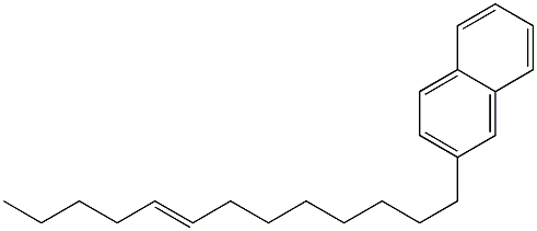 2-(8-Tridecenyl)naphthalene Structure